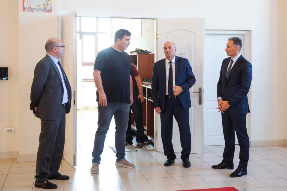 Federasiya rəhbəri Mingəçevirdə cüdo klubuna baxış keçirib